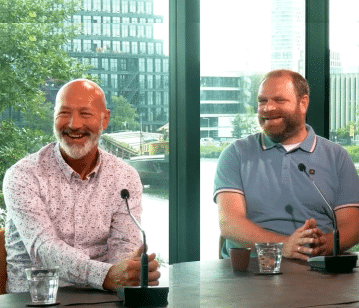 Podcast-gasten Ronald Buijsen en Klaas Russcher