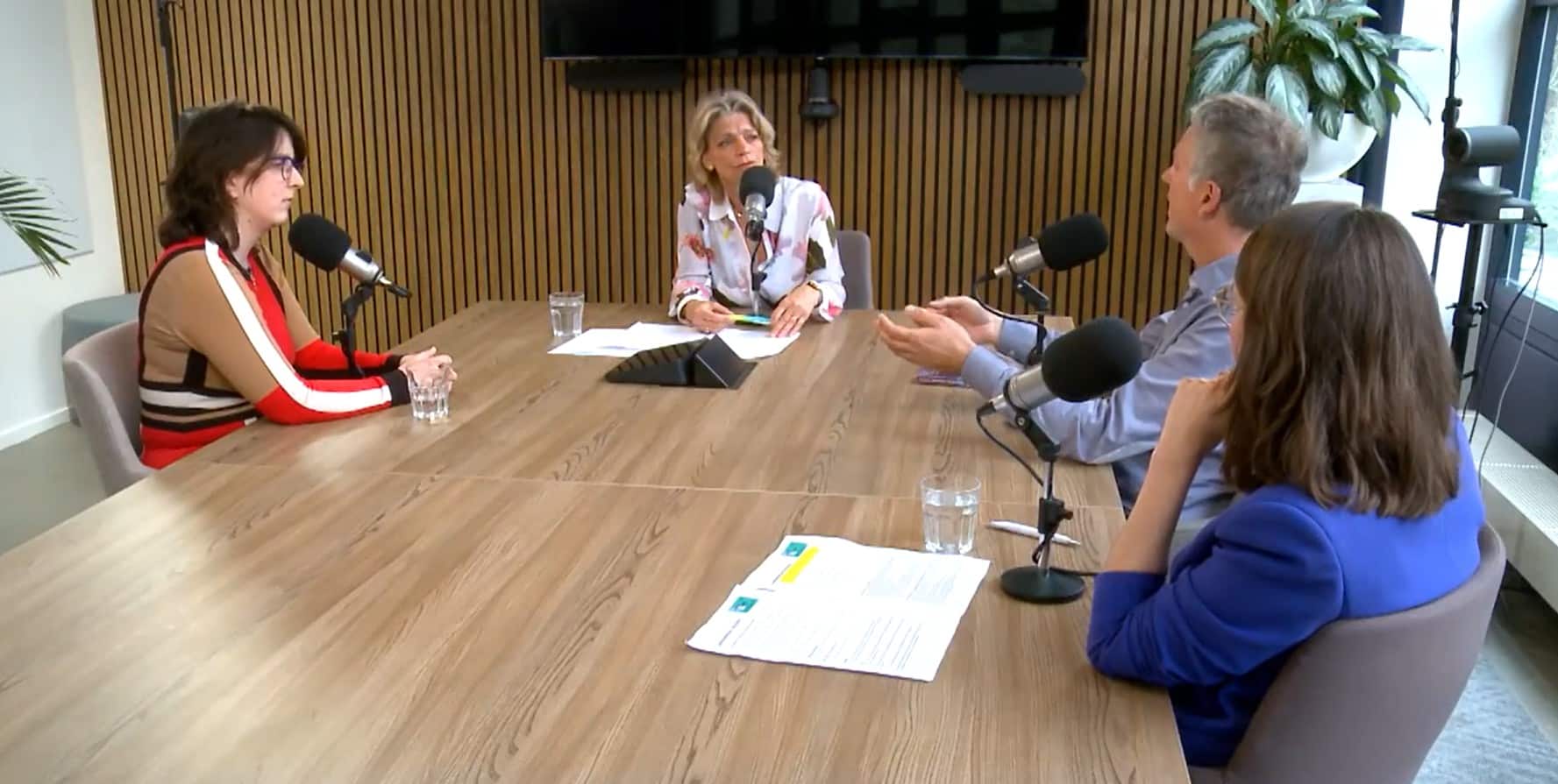 Opname van de podcast SAMENSPRAAK