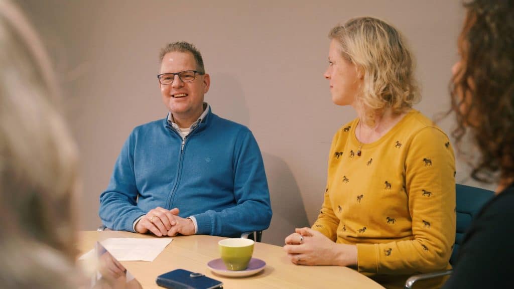 Jonathan Weegink in gesprek