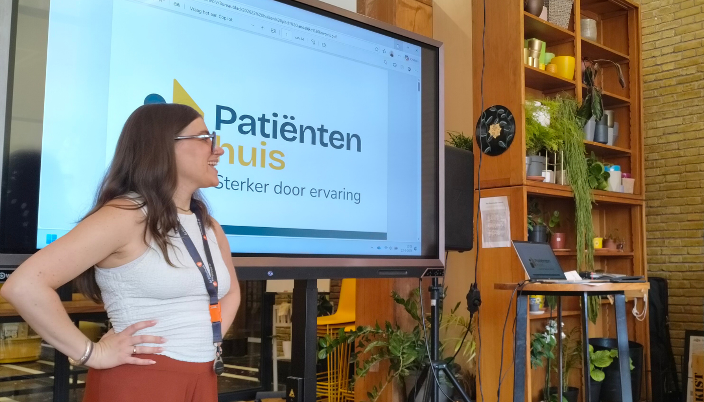 Charlotte Fricker van het Huis van Actief Burgerschap