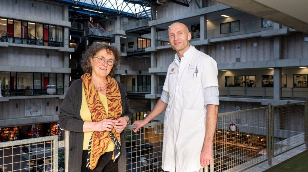 Portret van Manon Barnouw en Pieter Postema