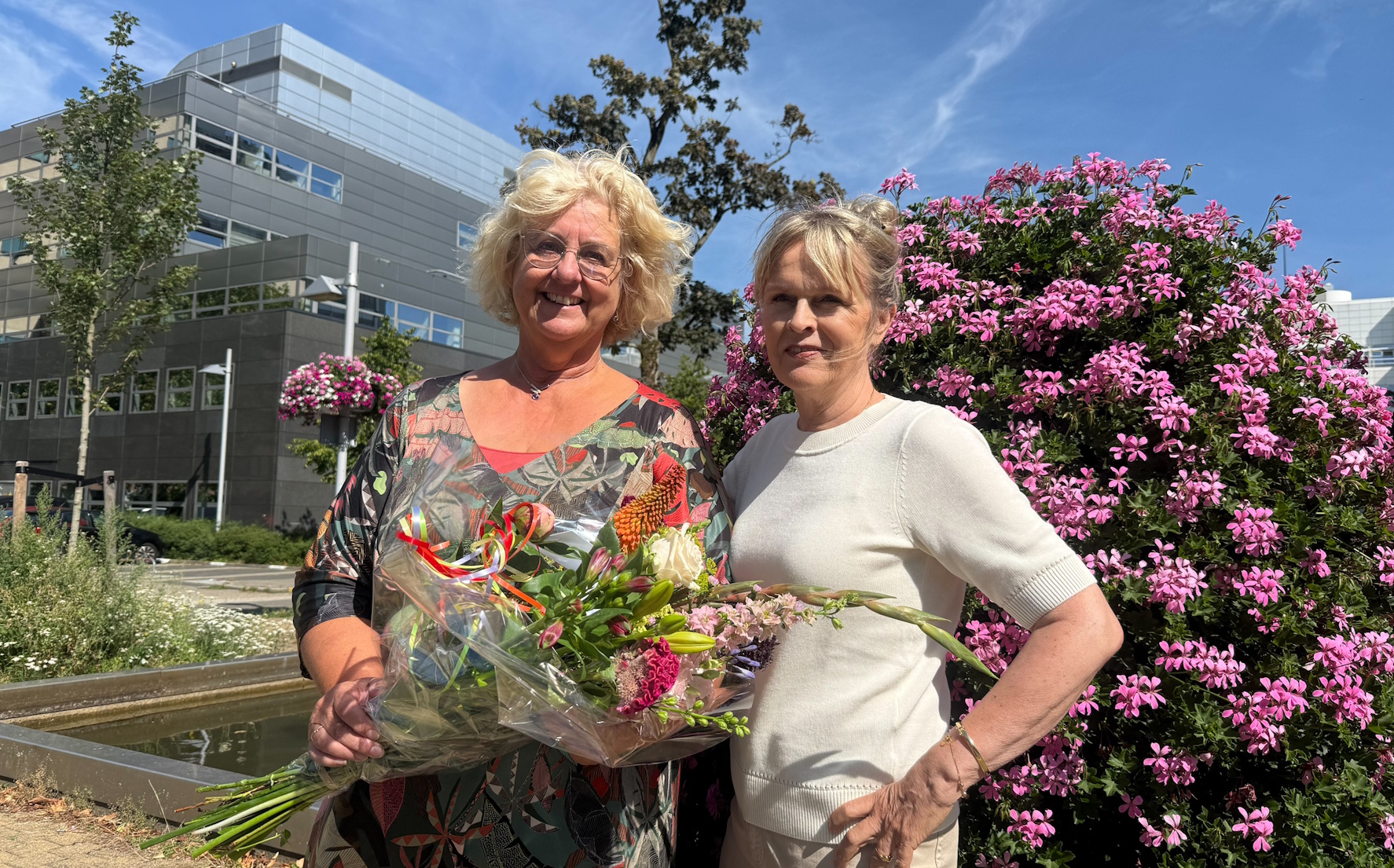 Portret van trainers Anneke en Karin