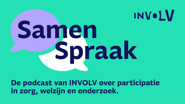 Banner voor Samenspraak podcast van INVOLV