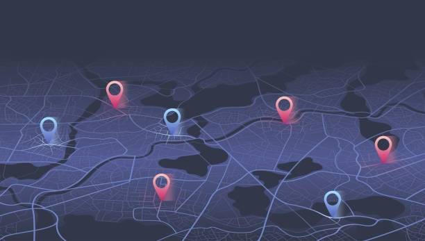 Een kaart met locaties